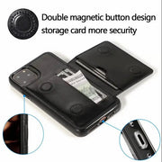 iPhone 11 Pro Max Case Wallet - Black by salelink.co.nz