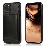 iPhone 11 Pro Max Case Wallet - Black by salelink.co.nz