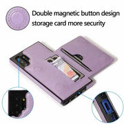 Samsung Note 10 Case Back Flip Wallet PU Leather Cover with Card Slots by salelink.co.nz