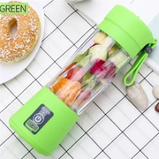 GREEN Portable Electric Juicer Bottle Blender Mixer with 6 Vanes by salelink.co.nz