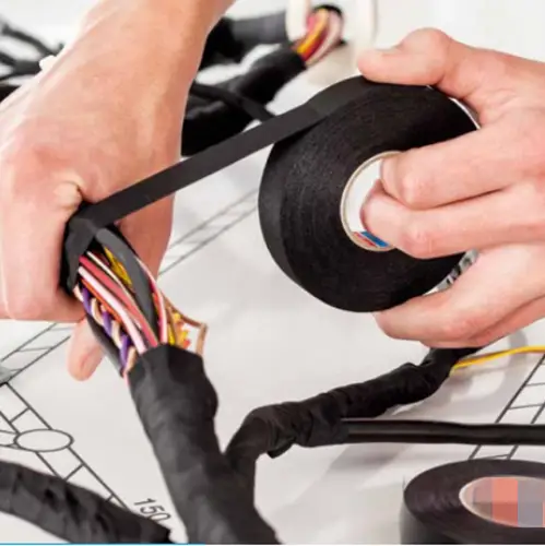 25mm*15M Car Wiring Harness Tape Fleece Tape Cloth Tape Cable Looms by salelink.co.nz