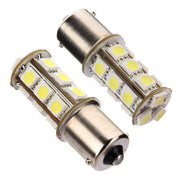 2X 18 Led Brake Reverse Turn Stop Tail Light Bulb 1156 BA15S Car White Globe by salelink.co.nz