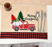 SET 4 x Dining Table Mat Placemat Christmas by salelink.co.nz