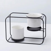 Flower Pot Ceramic Planter Rack Holder Shlef by salelink.co.nz