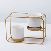 Flower Pot Ceramic Planter Rack Holder Shlef by salelink.co.nz