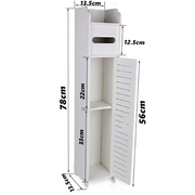 Bathroom Storage Cabinet Shelf Corner Organiser by salelink.co.nz