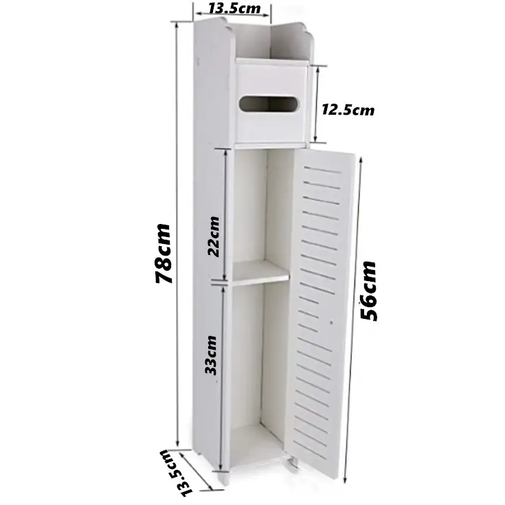 Bathroom Storage Cabinet Shelf Corner Organiser by salelink.co.nz