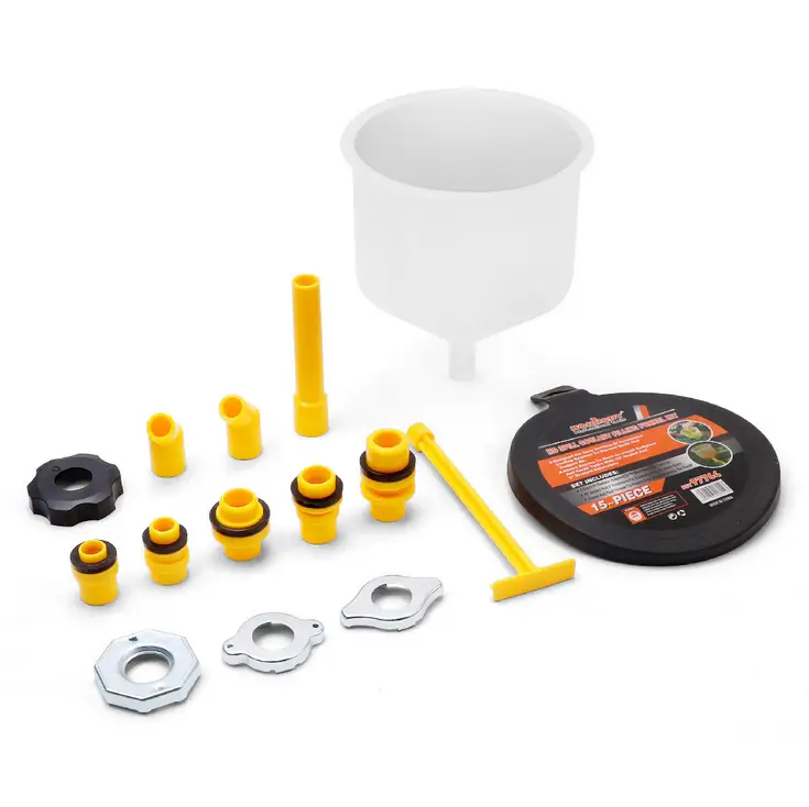 15-Piece Car Radiator Coolant Refill Funnel Kit Spill Proof Cooling System Tool by salelink.co.nz