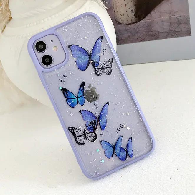 iPhone 11 Pro Max Case Butterfly Purple by salelink.co.nz