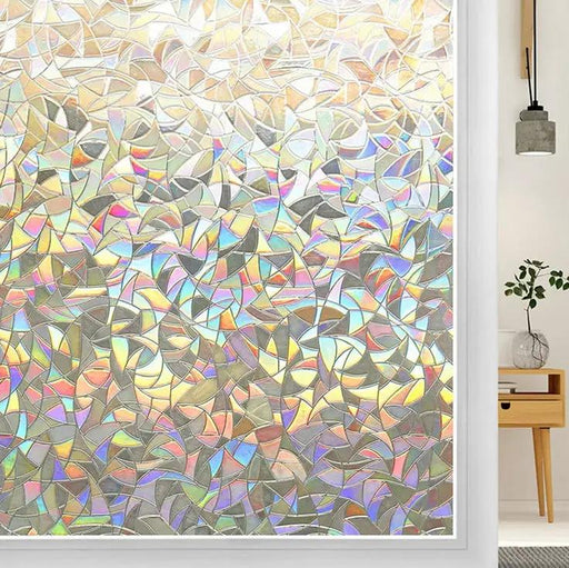45cmx200cm 3D Rainbow Window Film by salelink.co.nz