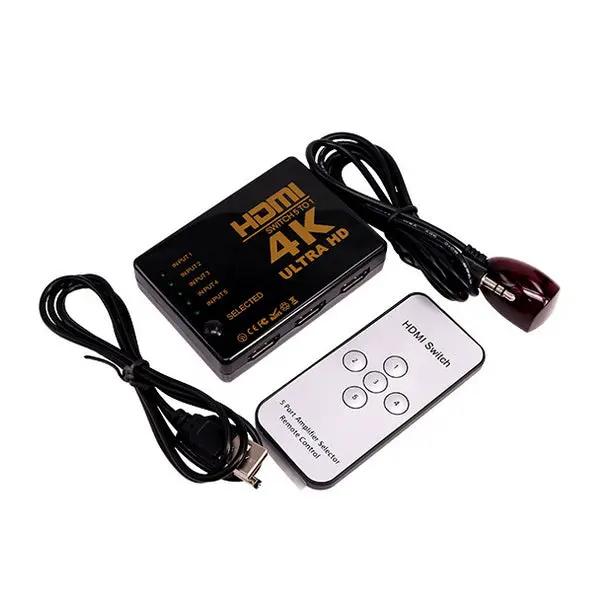 5 Port 4K HDMI Splitter Switch Switcher Adapter by salelink.co.nz