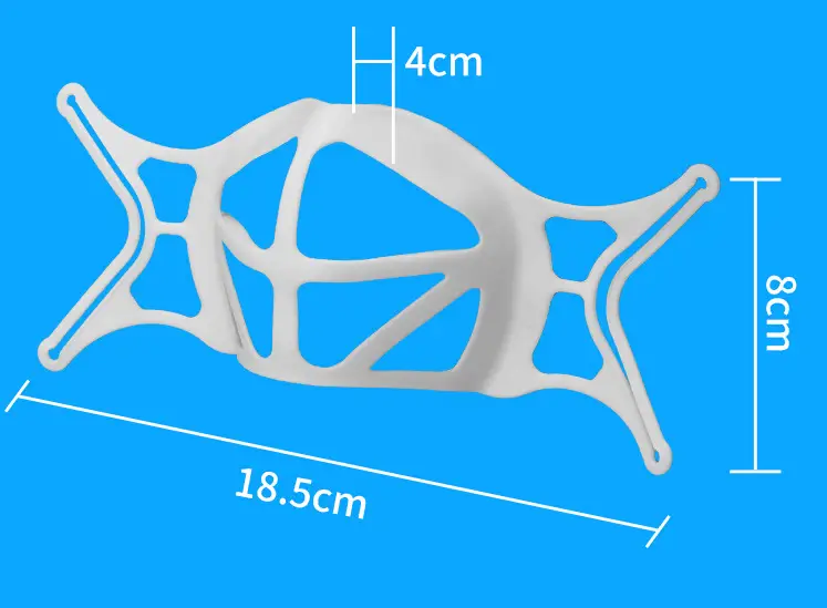4pcs Mask Breathe Support Bracket Protector Reusable Soft 3D Holder by salelink.co.nz