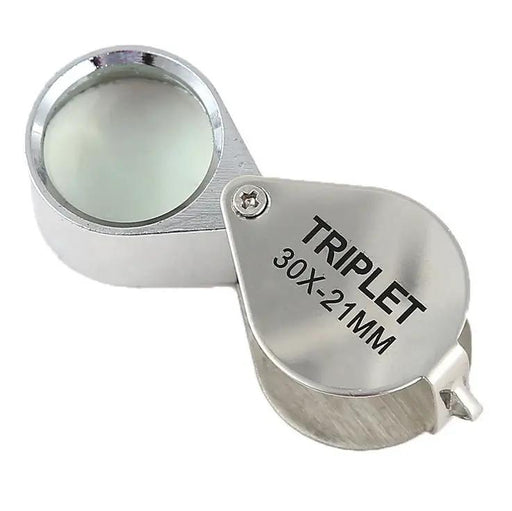 Loupe Magnifier Pocket Jewellers Eye Jewelry Magnifying Glass 30 x 21mm Jewelers by salelink.co.nz
