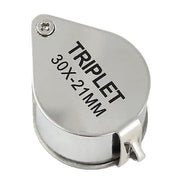 Loupe Magnifier Pocket Jewellers Eye Jewelry Magnifying Glass 30 x 21mm Jewelers by salelink.co.nz