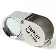 Loupe Magnifier Pocket Jewellers Eye Jewelry Magnifying Glass 30 x 21mm Jewelers by salelink.co.nz