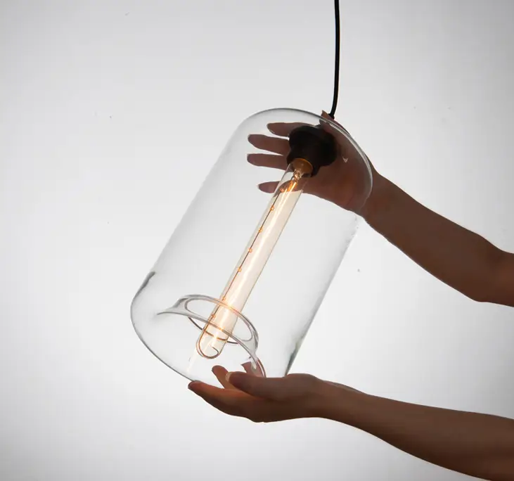 Clear Lampshade Glass Pendant Hanging Light by salelink.co.nz