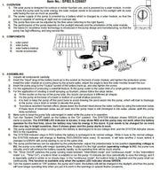 Solar Fountain Pump with Backup Battery by salelink.co.nz