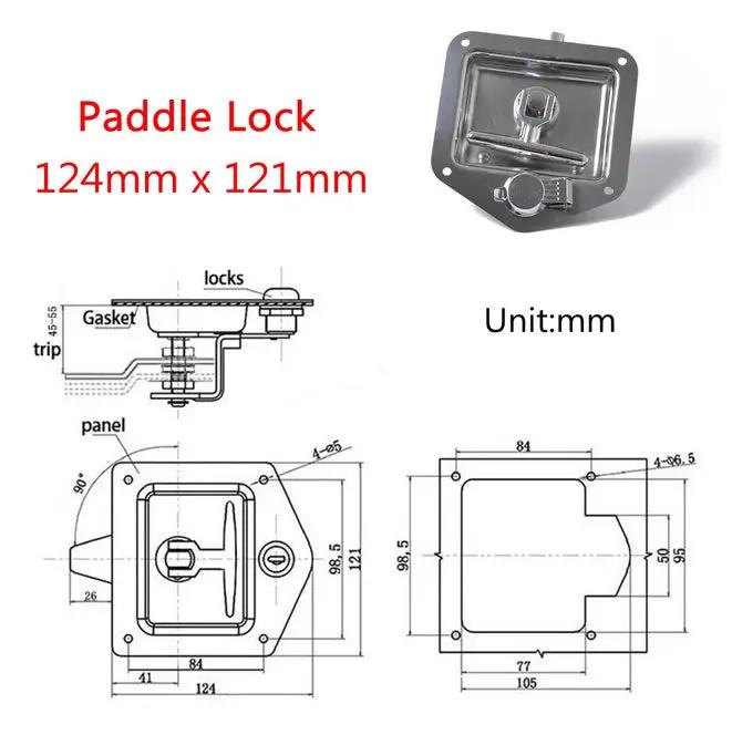 T Handle Lock With Keys Trailer Camper Truck by salelink.co.nz
