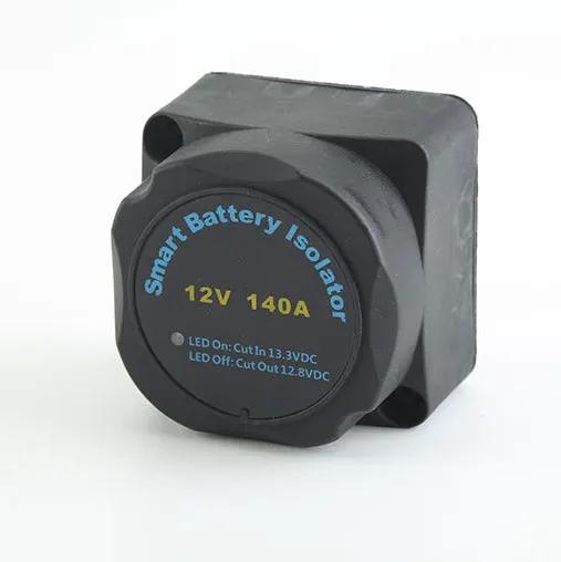12V Dual Battery System Kit 140A Smart Isolator Cable Charger Wiring Tool Truck by salelink.co.nz