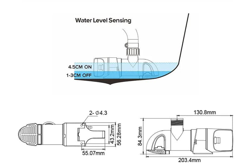 SEAFLO 1100GPH Bilge Pump Automatic Boat Marine Water Pump Low Profile 12V by salelink.co.nz