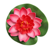 Artificial Lotus Water lily Floating Flower Garden Pool Pond Tank Plant Ornament by salelink.co.nz