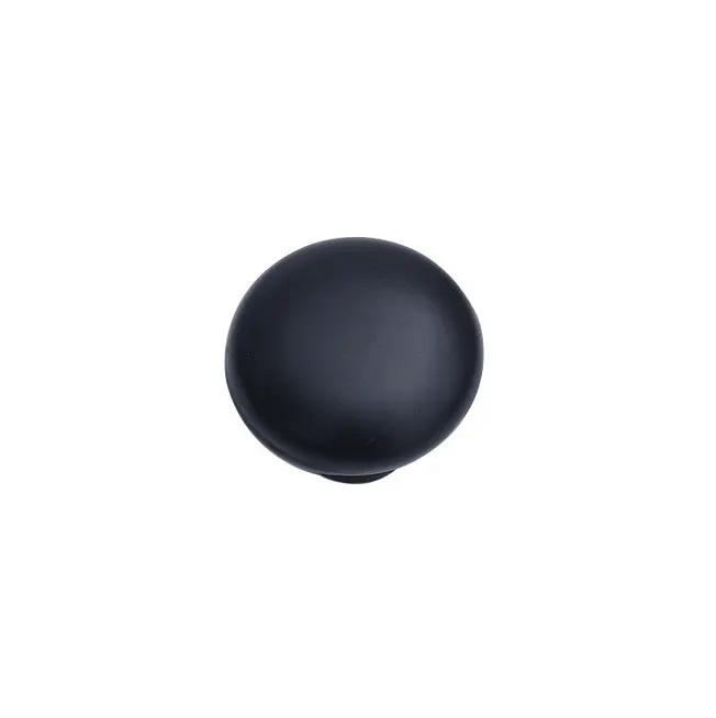 Black Round Knob Handle by salelink.co.nz