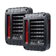 Pair LED Tail Lights Brake Rear Signal Reverse OEM For Jeep Wrangler JK 07-17 by salelink.co.nz