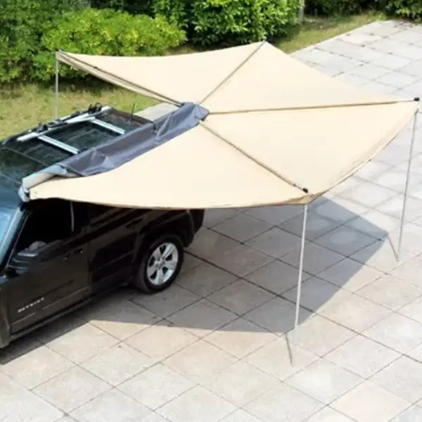 2.5M 270 Degree Wing Batwing Awning Car 4WD SUV Offroad Camping Outdoor 4x4 Shade by salelink.co.nz