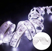 5M LED Christmas Tree Ribbon Bow Xmas Light by salelink.co.nz