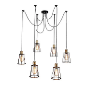 Spider Cage Ceiling Pendant Light 6 Heads by salelink.co.nz