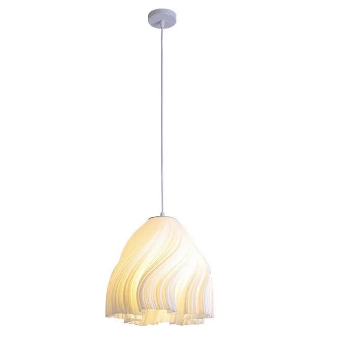 Modern White Lampshade Simple Pendant Light Hanging Lamp by salelink.co.nz