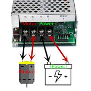 DC10V-55V 12V 24V 48V 60A PWM Motor Speed Controller CW CCW Reversible Switch by salelink.co.nz
