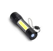 COB LED Mini Flashlight Torch Zoom by salelink.co.nz