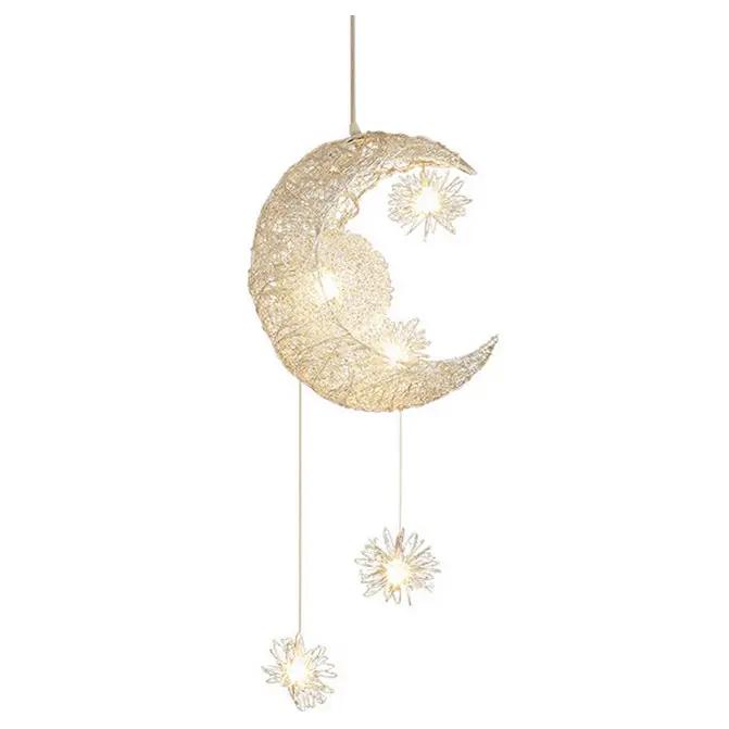 Moon Star Pendant Lamp Ceiling Light Children Kids Bedroom by salelink.co.nz