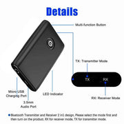 Bluetooth 5.0 Transmitter Receiver by salelink.co.nz
