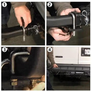 Anti Rattle Stabilizer Tightener Trailer Tow Bar Hitch Clamp Tongue Bracket Lock by salelink.co.nz