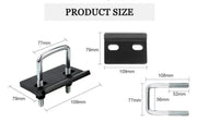 Anti Rattle Stabilizer Tightener Trailer Tow Bar Hitch Clamp Tongue Bracket Lock by salelink.co.nz