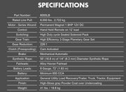 X-BULL Electric Winch 6000LBS by salelink.co.nz