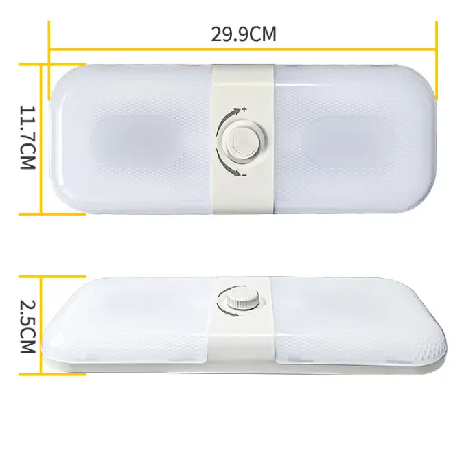 12V-24V 120LED Interior Ceiling Light Dimmable Caravan RV Camper by salelink.co.nz