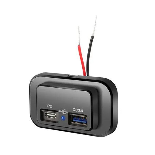 12 24V PD QC3.0 Type C Car Charger Socket Power Outlet by salelink.co.nz
