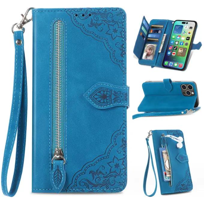 iPhone 15 Pro Wallet Case by salelink.co.nz
