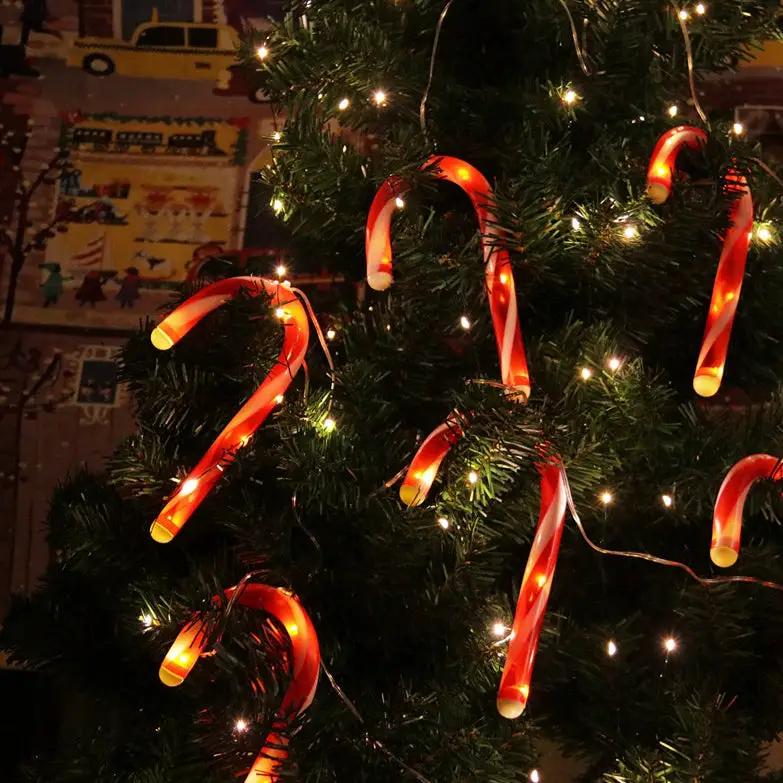 Holiday Christmas Xmas Candy Cane String Lights by salelink.co.nz