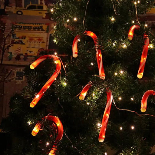 Holiday Christmas Xmas Candy Cane String Lights by salelink.co.nz