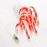 Holiday Christmas Xmas Candy Cane String Lights by salelink.co.nz