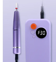 Rechargeable Electric Nail File Kit Purple by salelink.co.nz