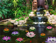 Floating Solar Pool Lotus Light Blue by salelink.co.nz