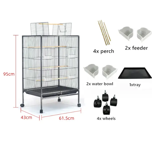 95cm Standing Bird Parrot Cage by salelink.co.nz