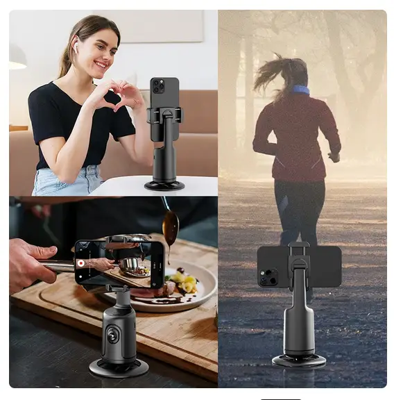 Auto Tracking Phone Holder White by salelink.co.nz