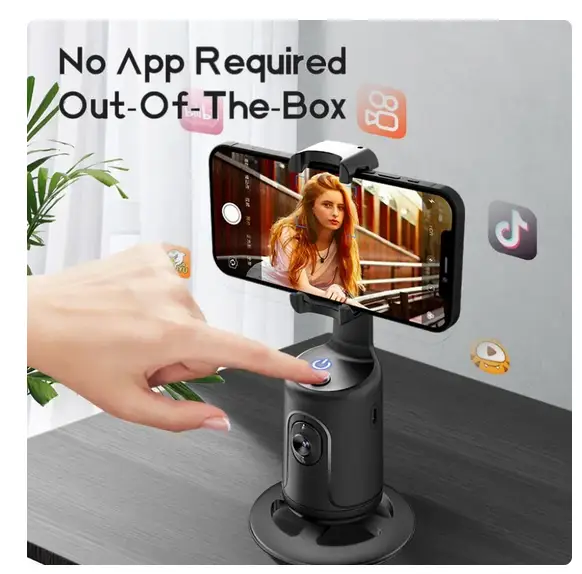 Auto Tracking Phone Holder White by salelink.co.nz