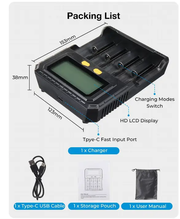 Smart Battery Charger 4 Slots by salelink.co.nz